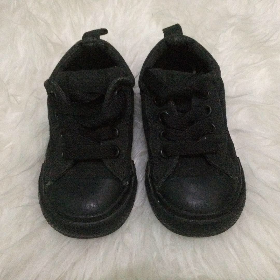 converse full black ori