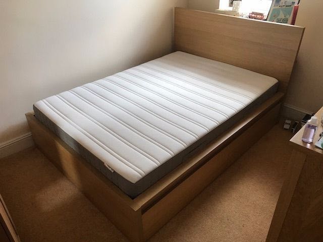 Kasur Spring Bed Ikea Hamarvik Queen Size Bed Perabotan Rumah Di Carousell