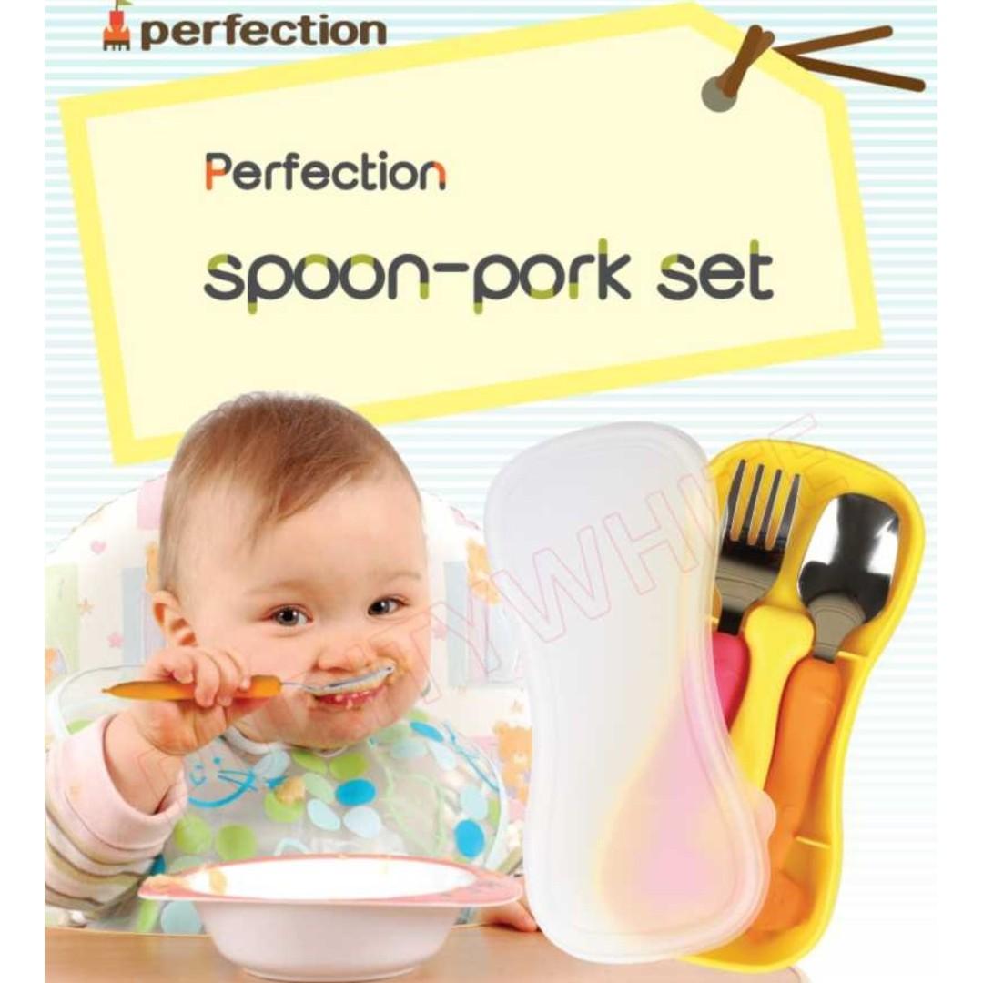 infant self feeding spoon