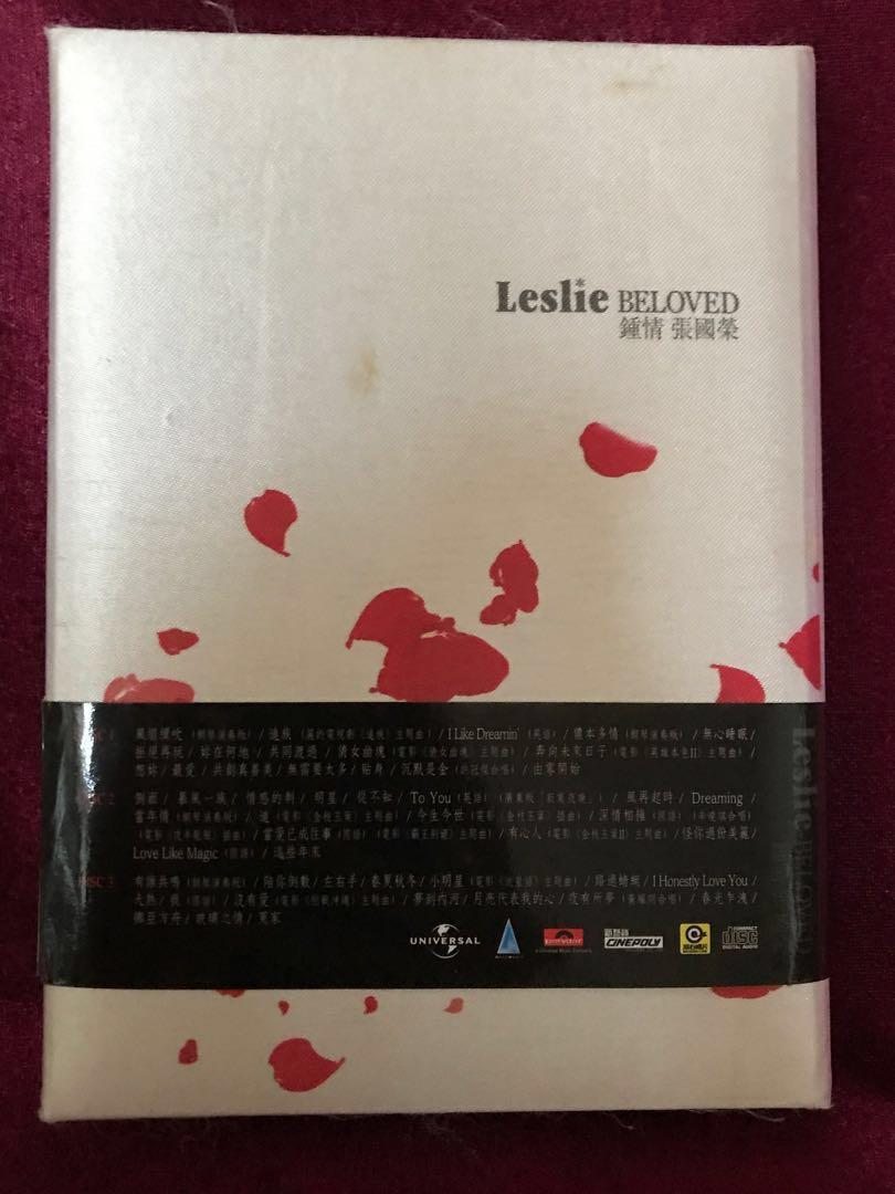 Leslie BELOVED 鍾情張國榮3CD(初版), 興趣及遊戲, 音樂、樂器& 配件 