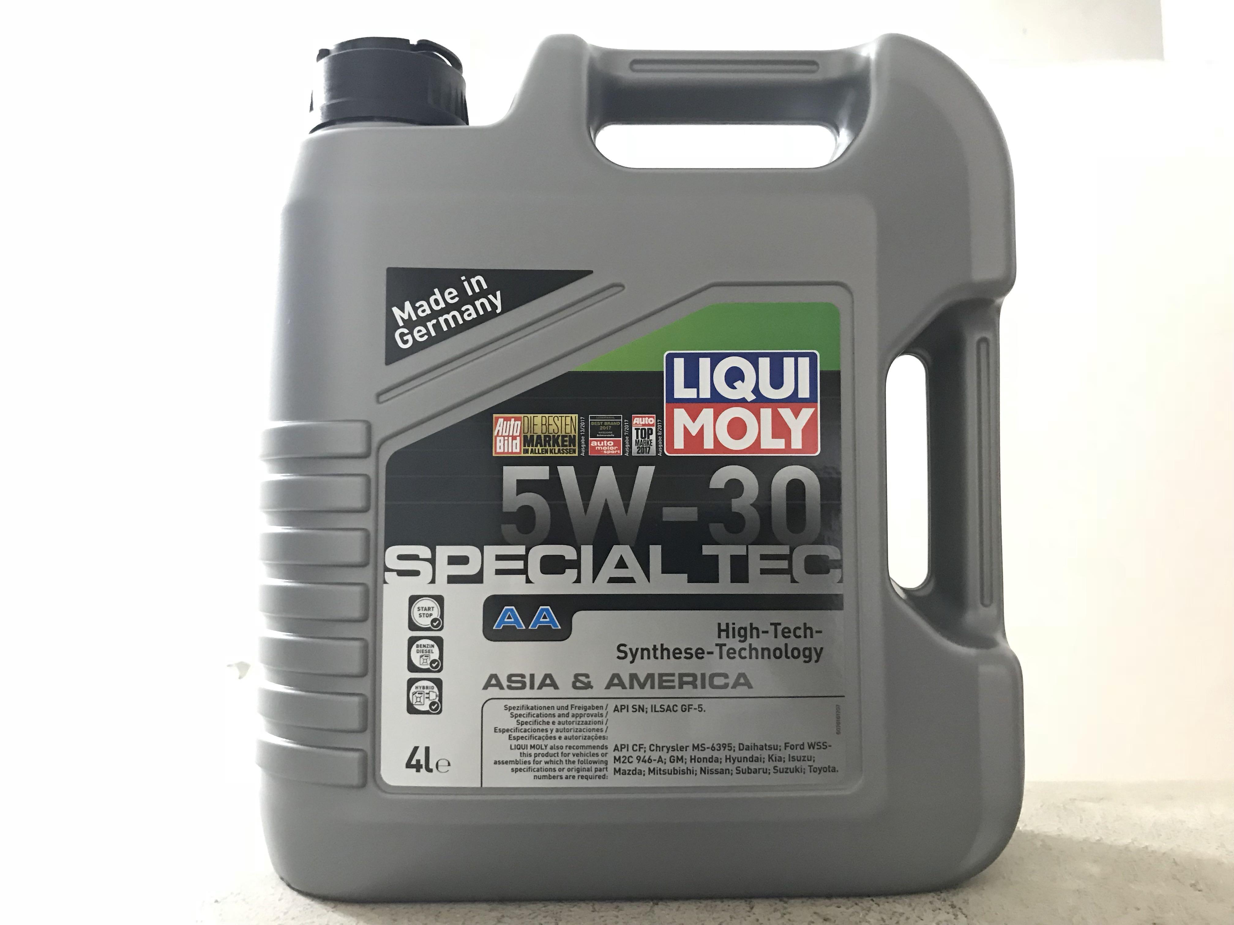 Liqui Moly Special Tec Aa 5w 30 4 Liters Fully Synthetic Engine