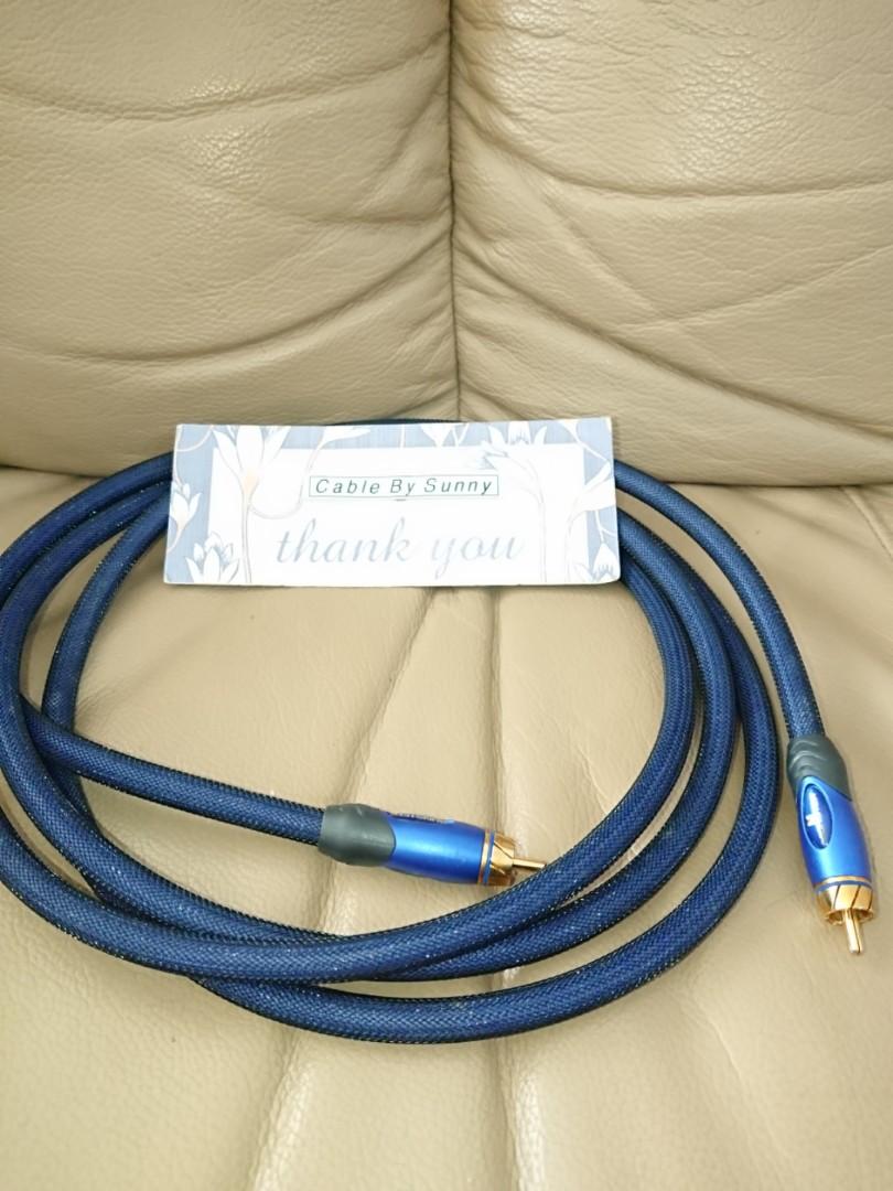 Monster coaxial Subwoofer interconnect., Audio, Soundbars, Speakers