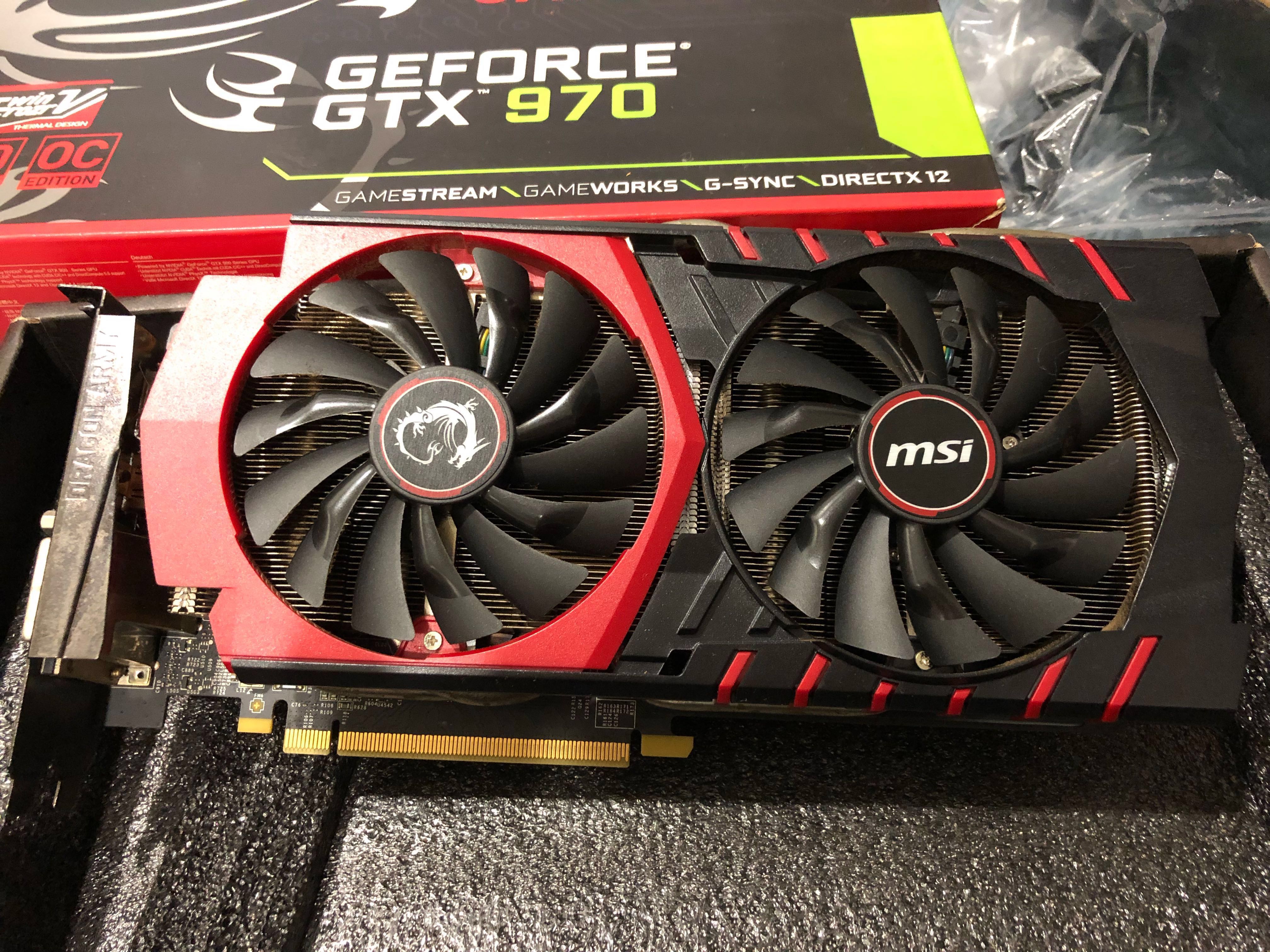 MSI GTX 970 4gb, Computers & Tech, Parts & Accessories, Computer Parts ...