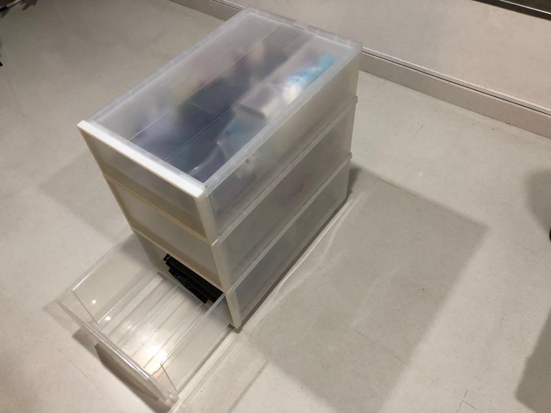 Muji Polypropylene Storage Box Furniture Shelves Drawers On