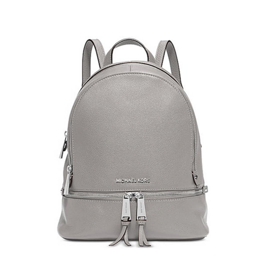 michael kors pearl grey backpack