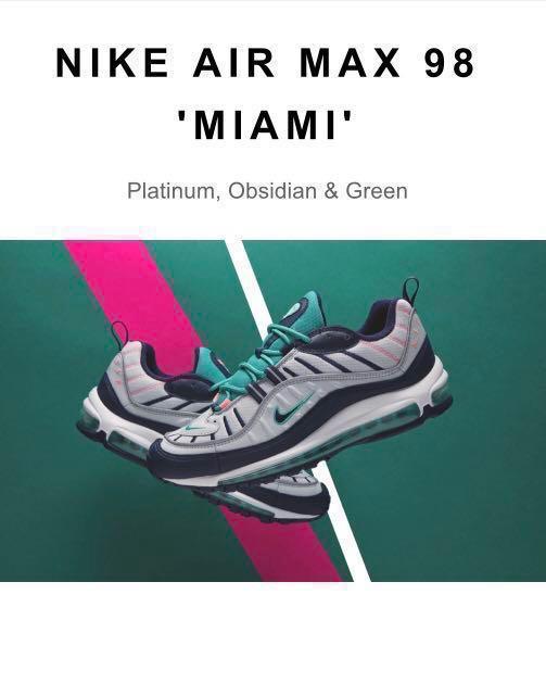 Nike air max 98 Miami