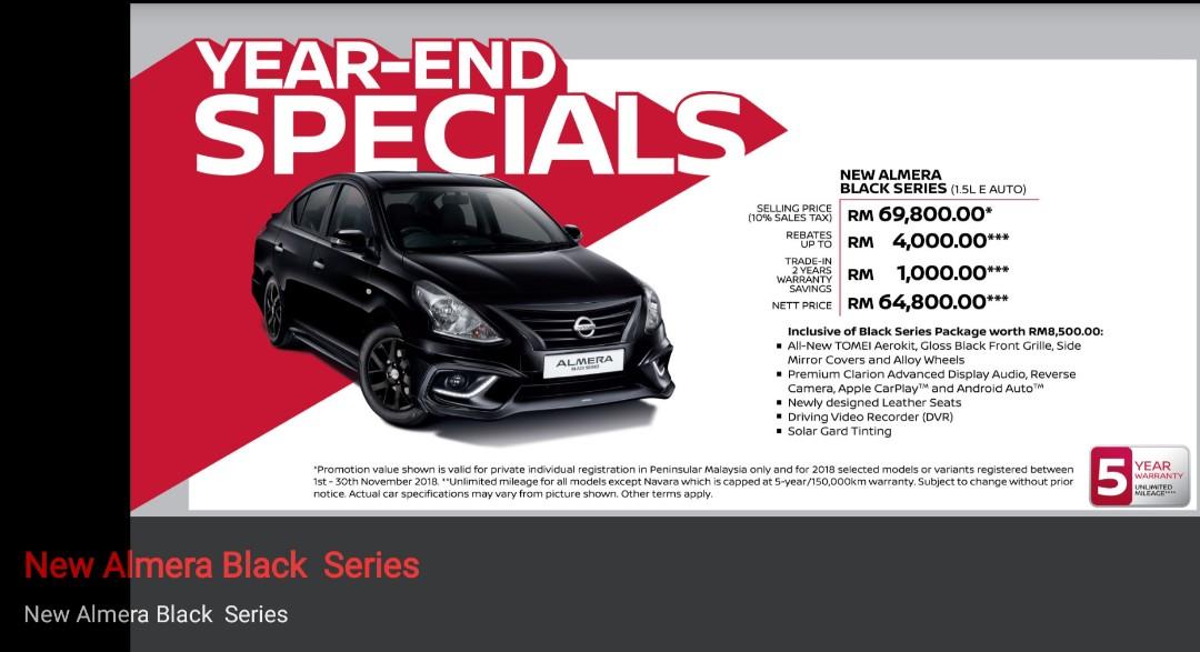 Nissan Almera 2019 E 1 5 In Selangor Automatic Sedan Others For Rm