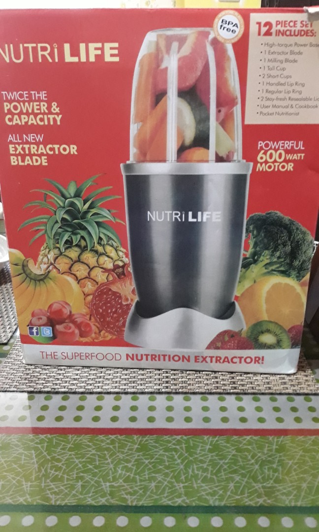 NutriLife Nutrition Extractor, TV & Home Appliances, Kitchen Appliances