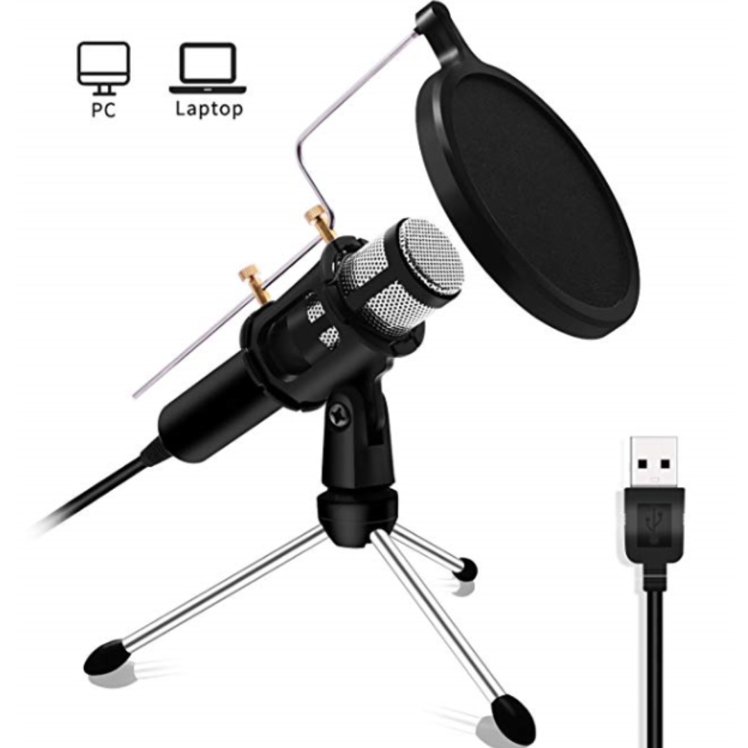 P10 Professional Microphone USB Microphone Plug & Play Home Studio USB ...