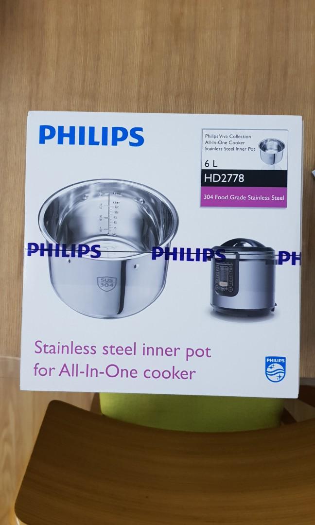 Stainless steel inner pot for All in one cooker TV Home Appliances Kitchen Appliances Cookers on Carousell