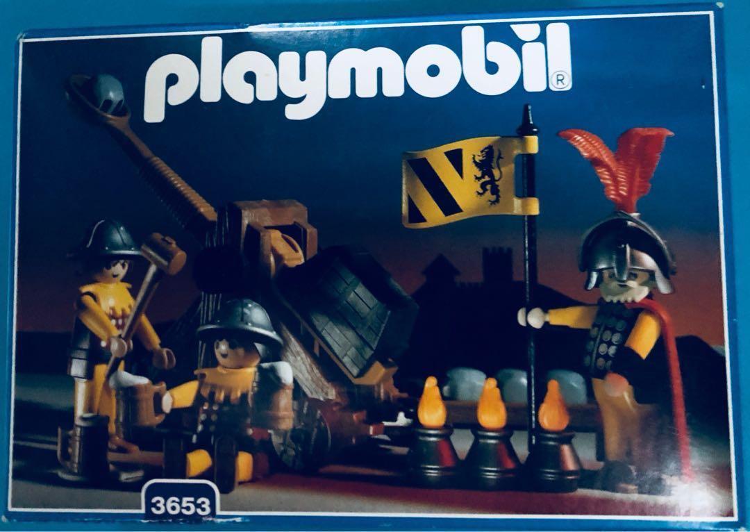 2x PLAYMOBIL 3653 Medieval Knights With Catapult 1993 for sale online 