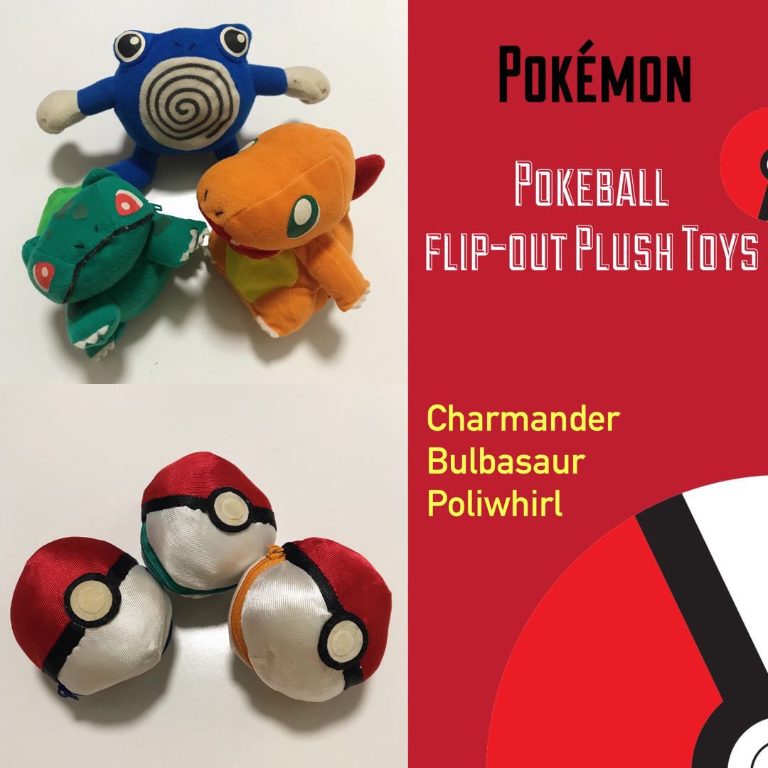Pokemon zipper store pokeball plush