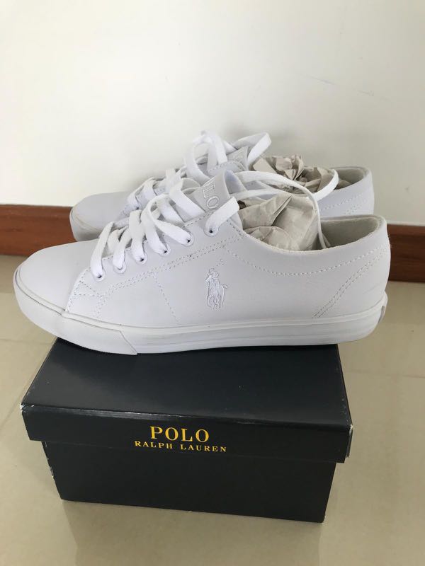 Polo Ralph Lauren white sneakers