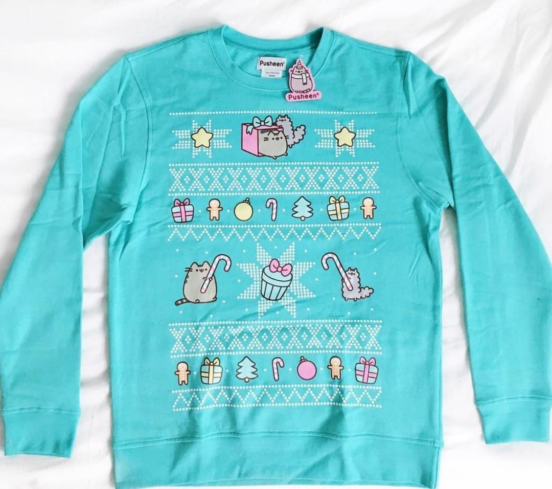 Pusheen Christmas Xmas Sweater Women S Fashion Clothes Outerwear On Carousell Merchoid mystery knitted christmas sweater. carousell