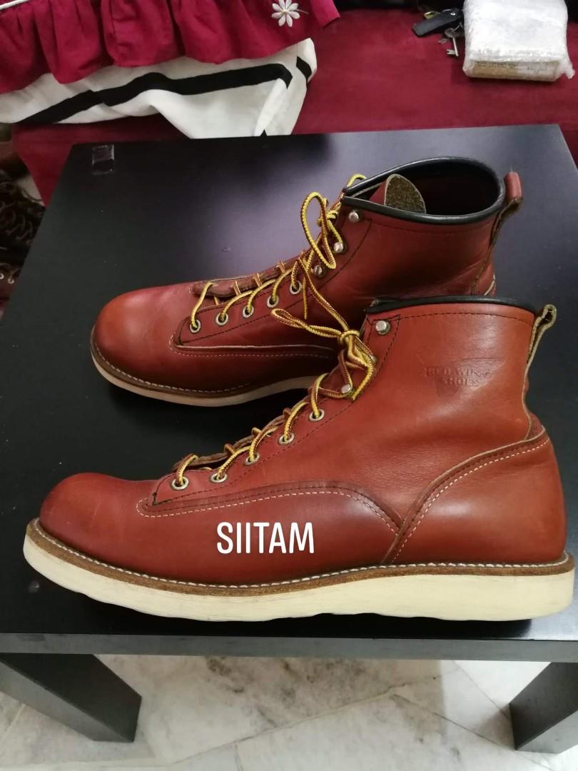 Red Wing 2907 Lineman Men s Fashion Footwear Boots on Carousell