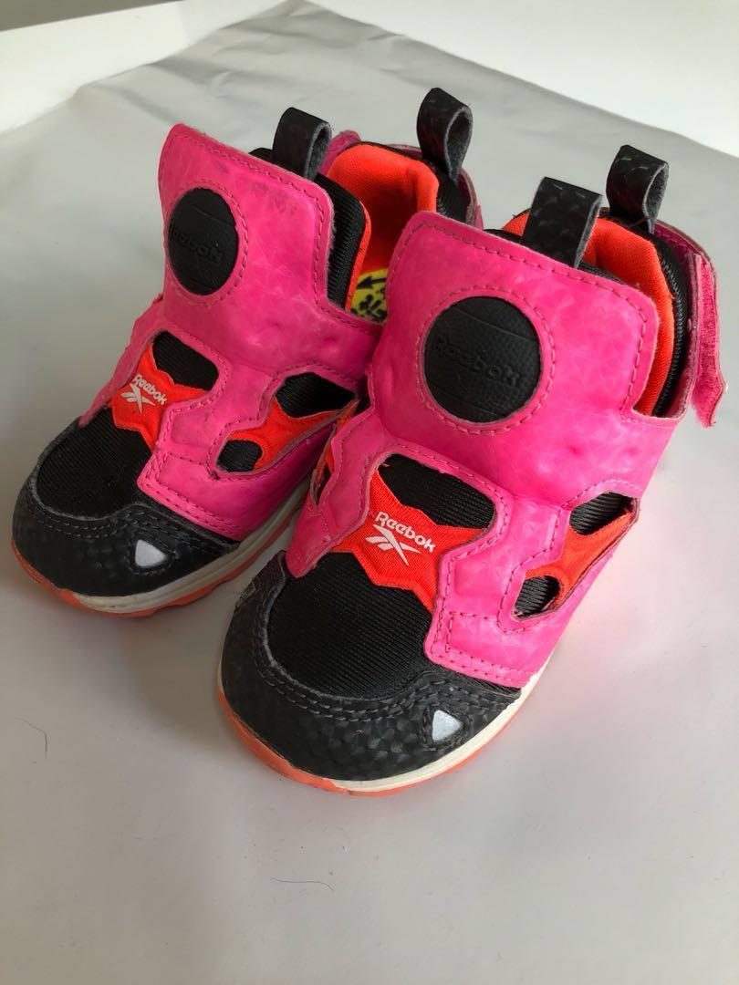 reebok pump baby shoes