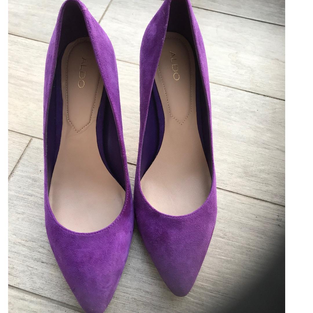 aldo purple heels