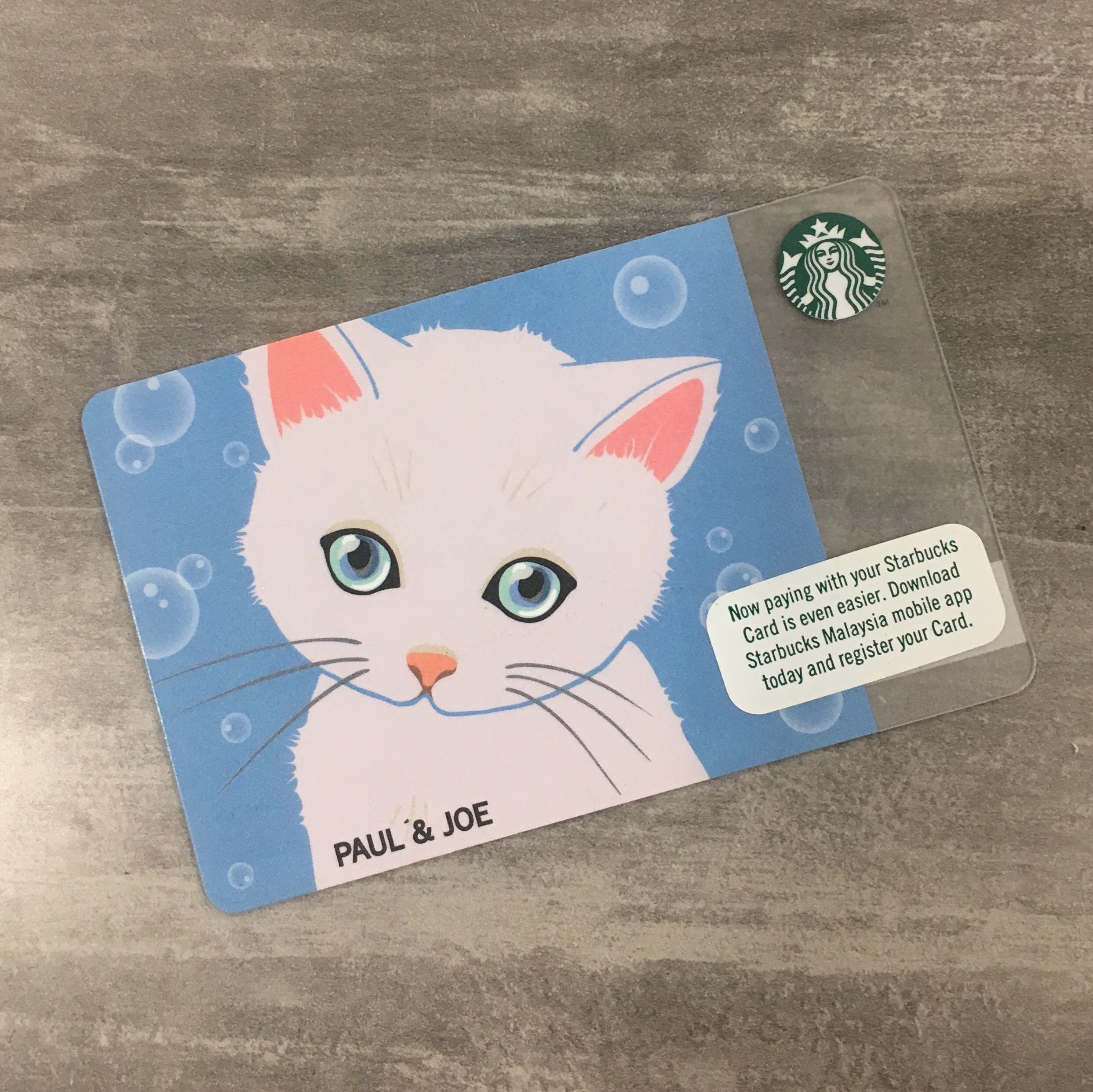 Starbucks Paul & Joe Card, Tickets & Vouchers, Flights & Overseas
