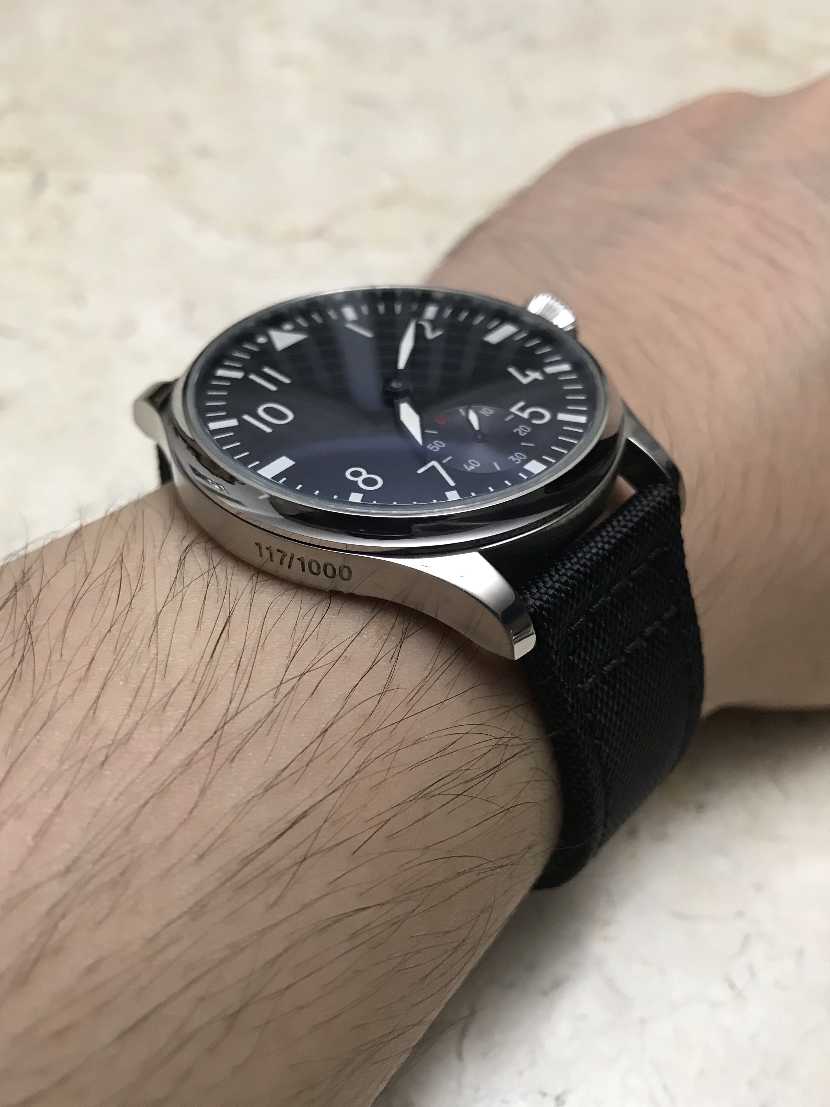 Parnis hand shop wind watch