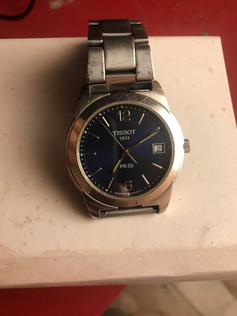 Tissot pr50 sapphire outlet crystal stainless steel