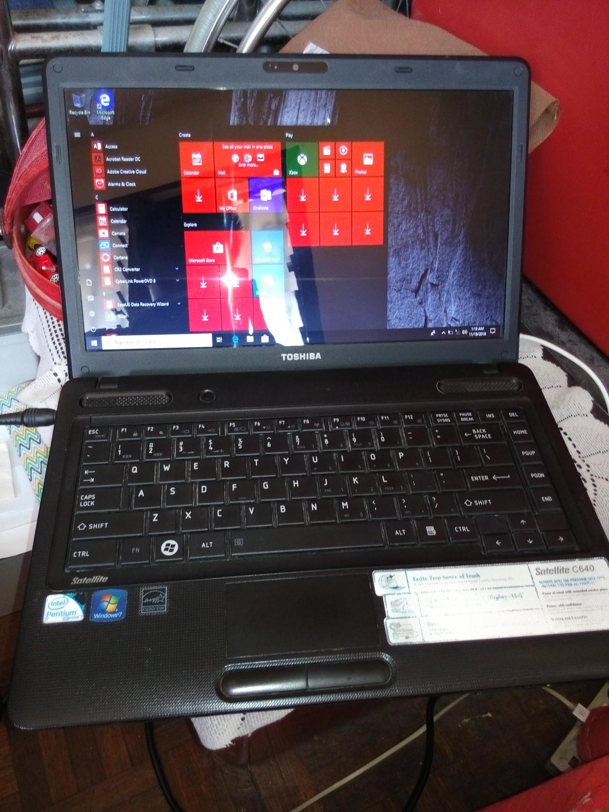 Toshiba Satellite C640 Electronics Computers Laptops On Carousell
