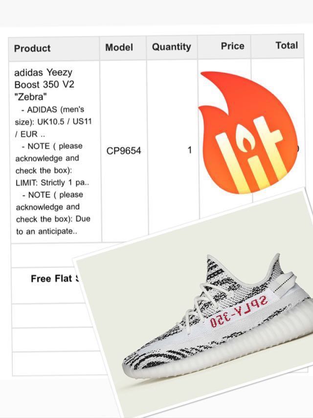 YEEZY 350 V2 ZEBRA Men s Fashion Footwear Sneakers on