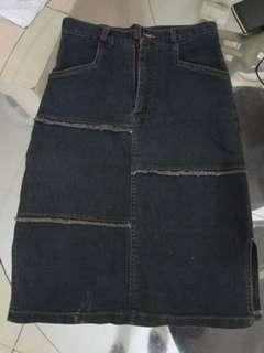 Rok Jeans Wanita Selutut