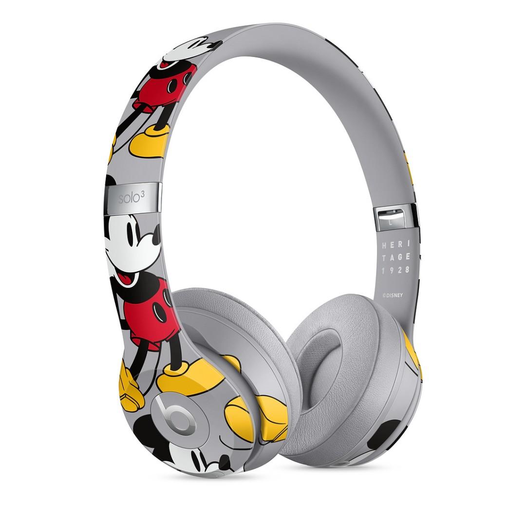 全新米奇老鼠BEATS Solo3 Wireless 限量版Mickey 無線藍牙頭戴式耳機有