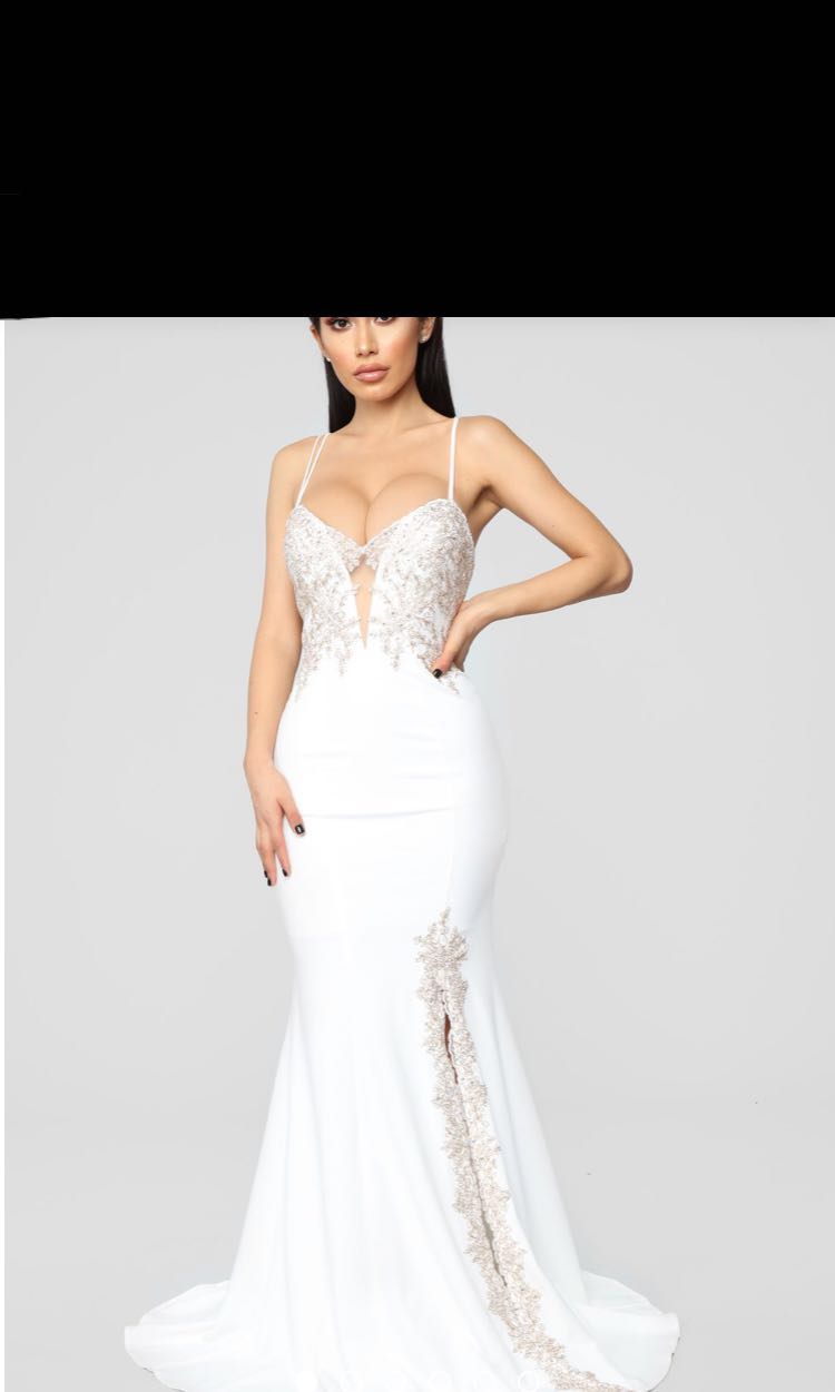 Fashion Nova Mermaid Wedding Gown Prom Dress