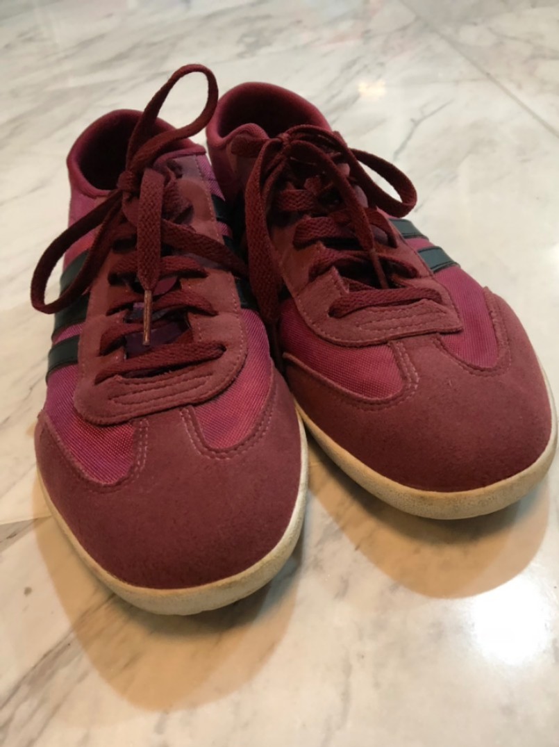 adidas neo red shoes