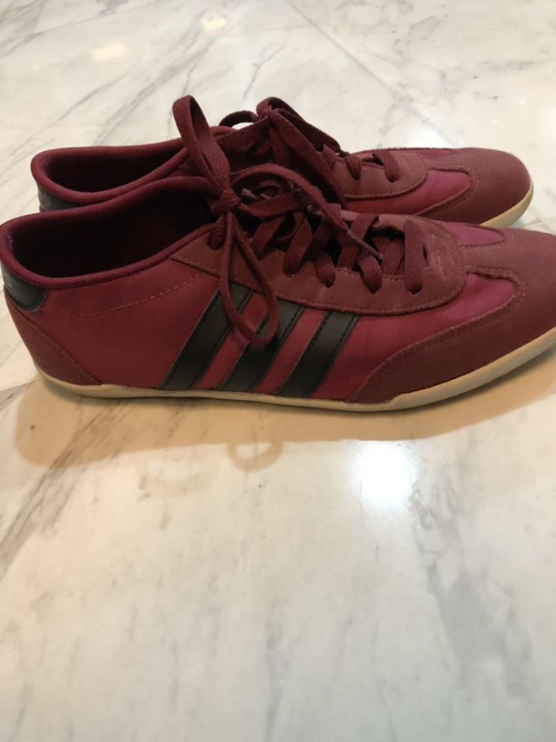adidas neo red shoes