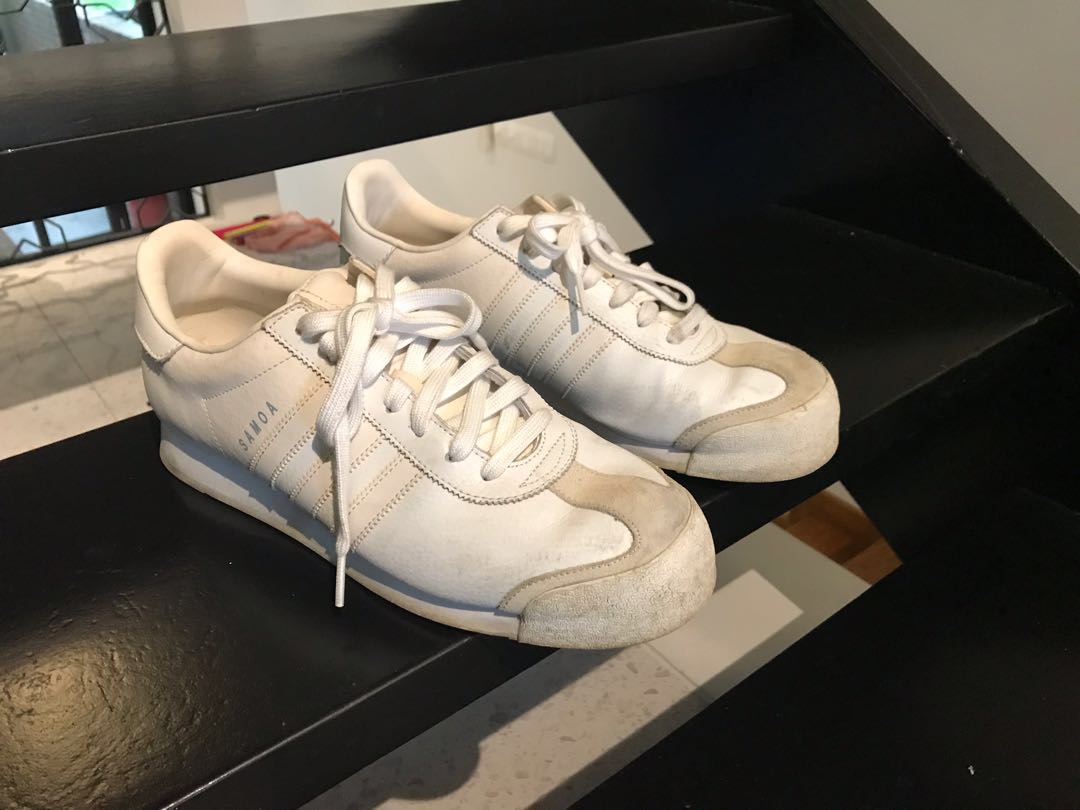 adidas samoa vintage white