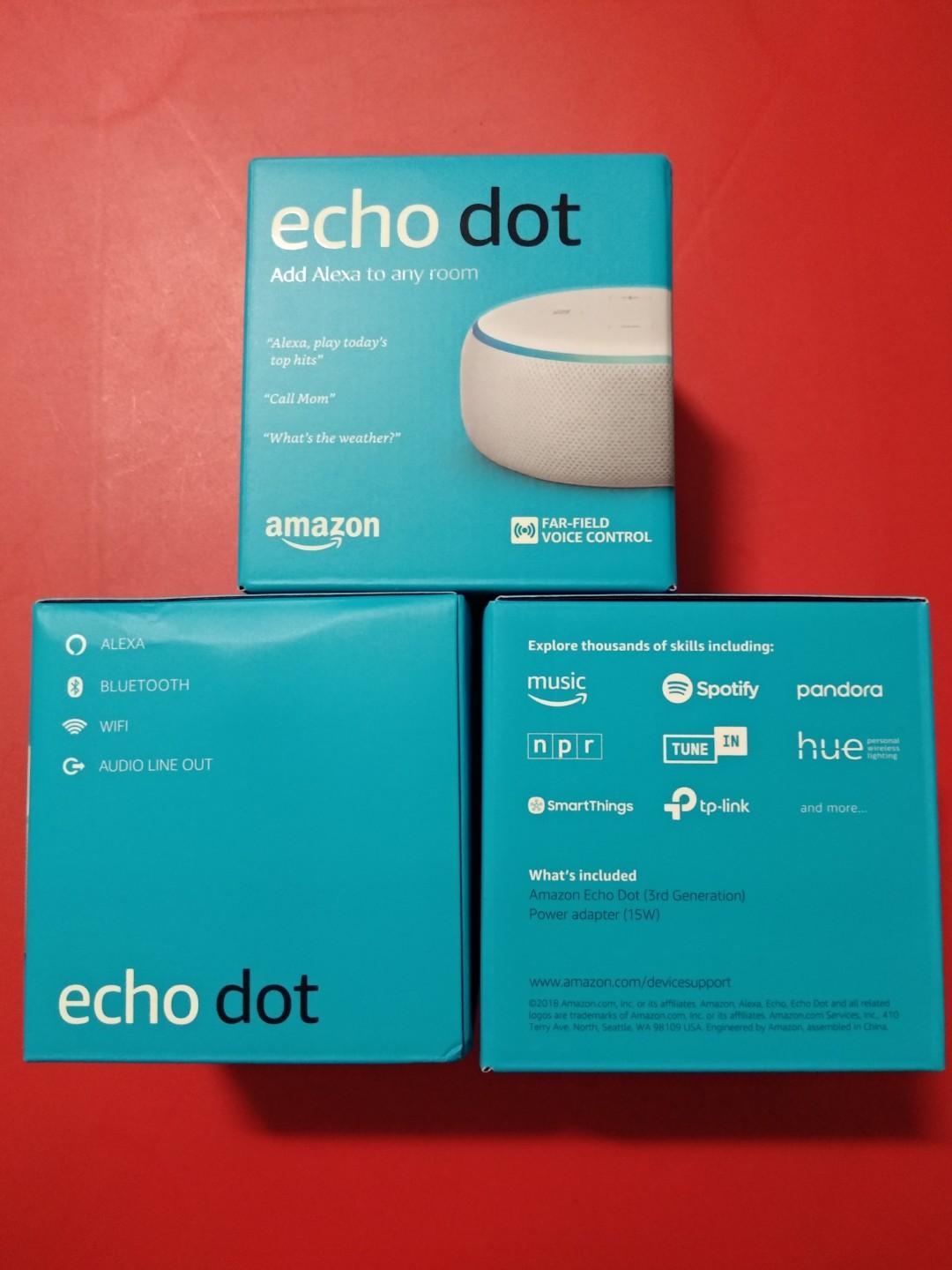 Amazon Echo Dot 3rd Gen Echo Dot 3 Echo Dot 3rd Generation, TV & Home Appliances, TV
