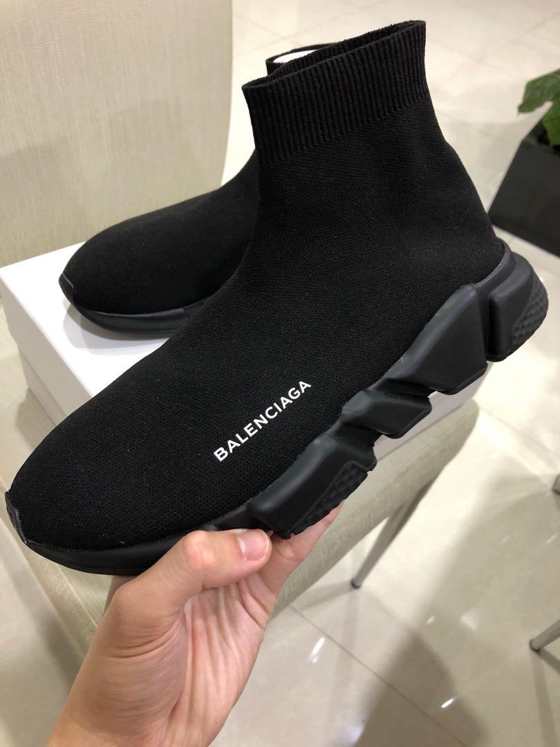 Authentic Balenciaga Speed Trainer Triple Black
