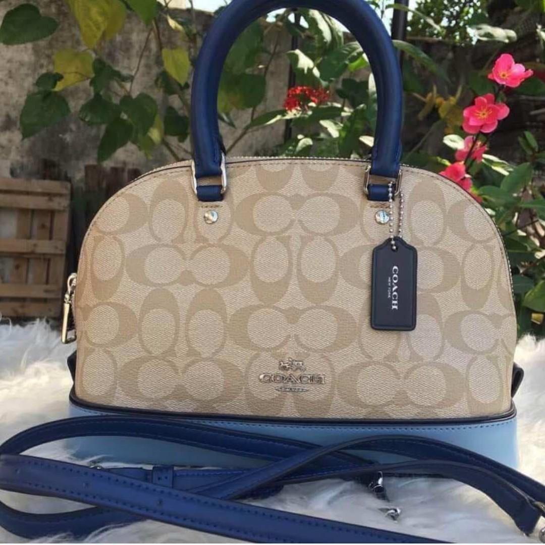 Coach mini Sierra satchel with wallet , Authentic