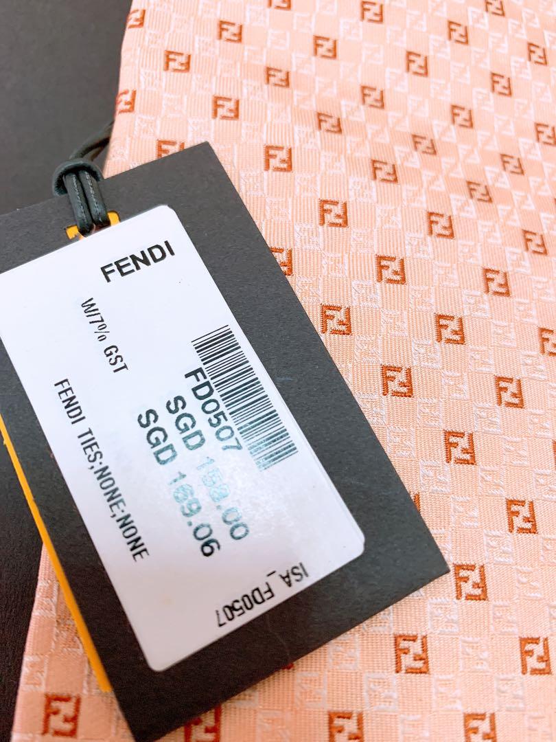 Authentic fendi tag hot sale