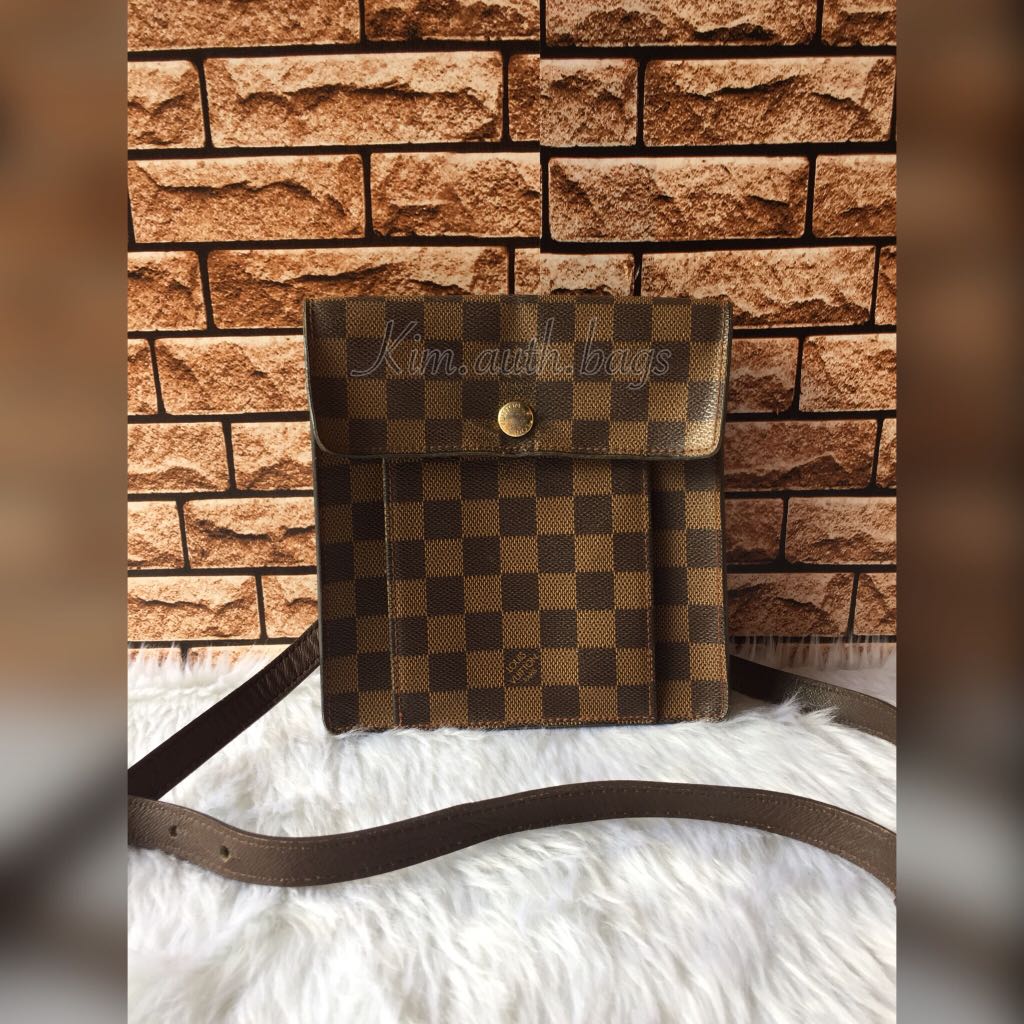 Lv Damier Ebene Crossbody Bag, Luxury, Bags & Wallets on Carousell