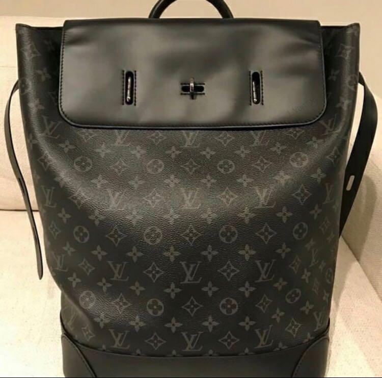 Pre-owned Louis Vuitton Steamer Backpack Monogram Eclipse