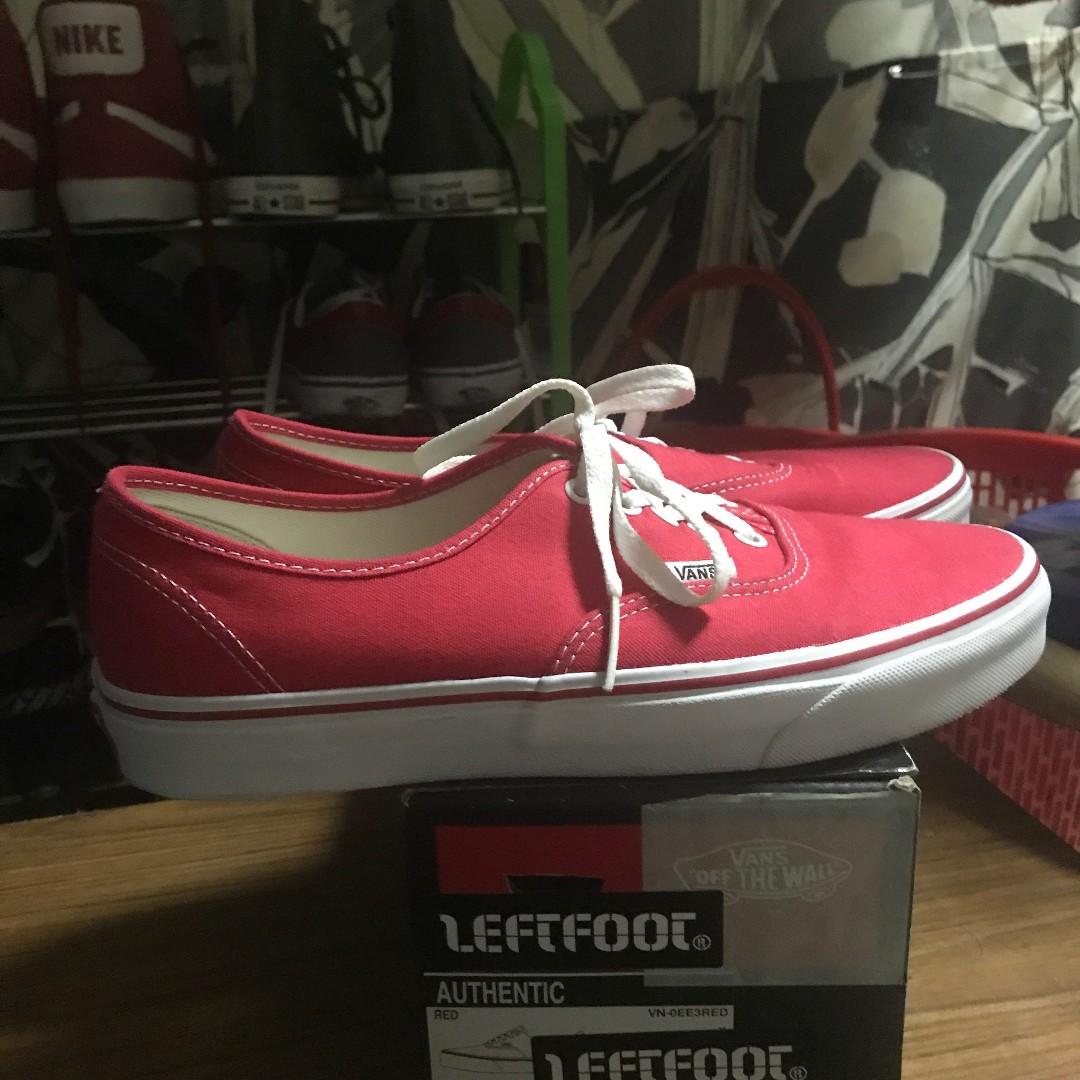 Red vans size 9 new arrivals