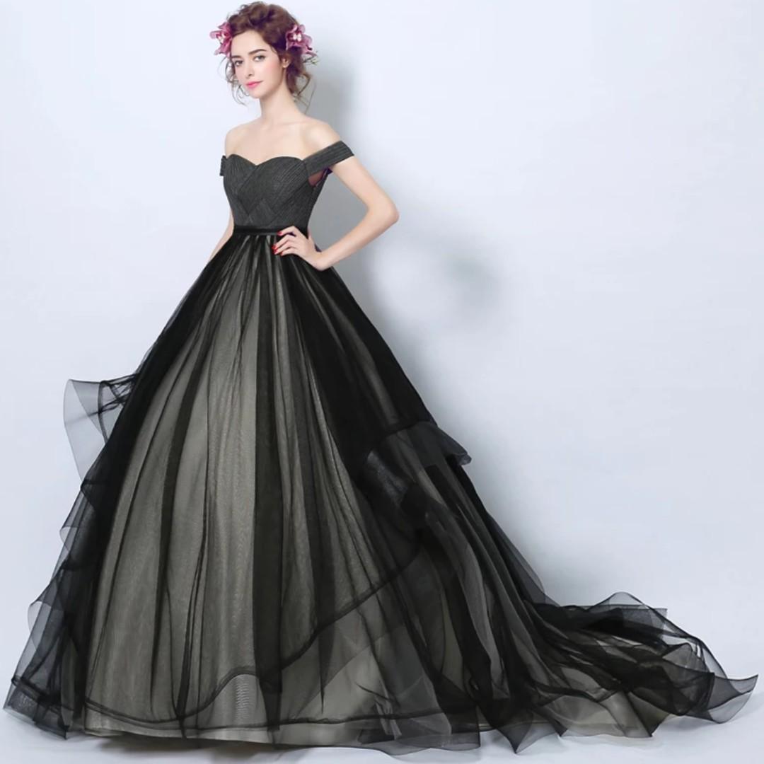 Black gowns on sale sales
