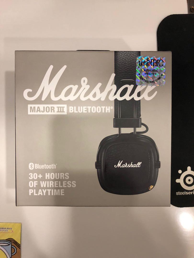 Black Friday steal Marshall Headphones Headphone Major 3 bluetooth Audio Headphones Headsets on Carousell