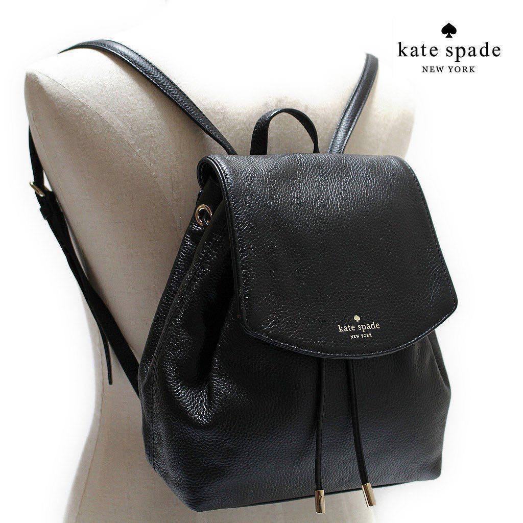 Brand New Authentic Outlet Kate Spade Black Backpack Women s