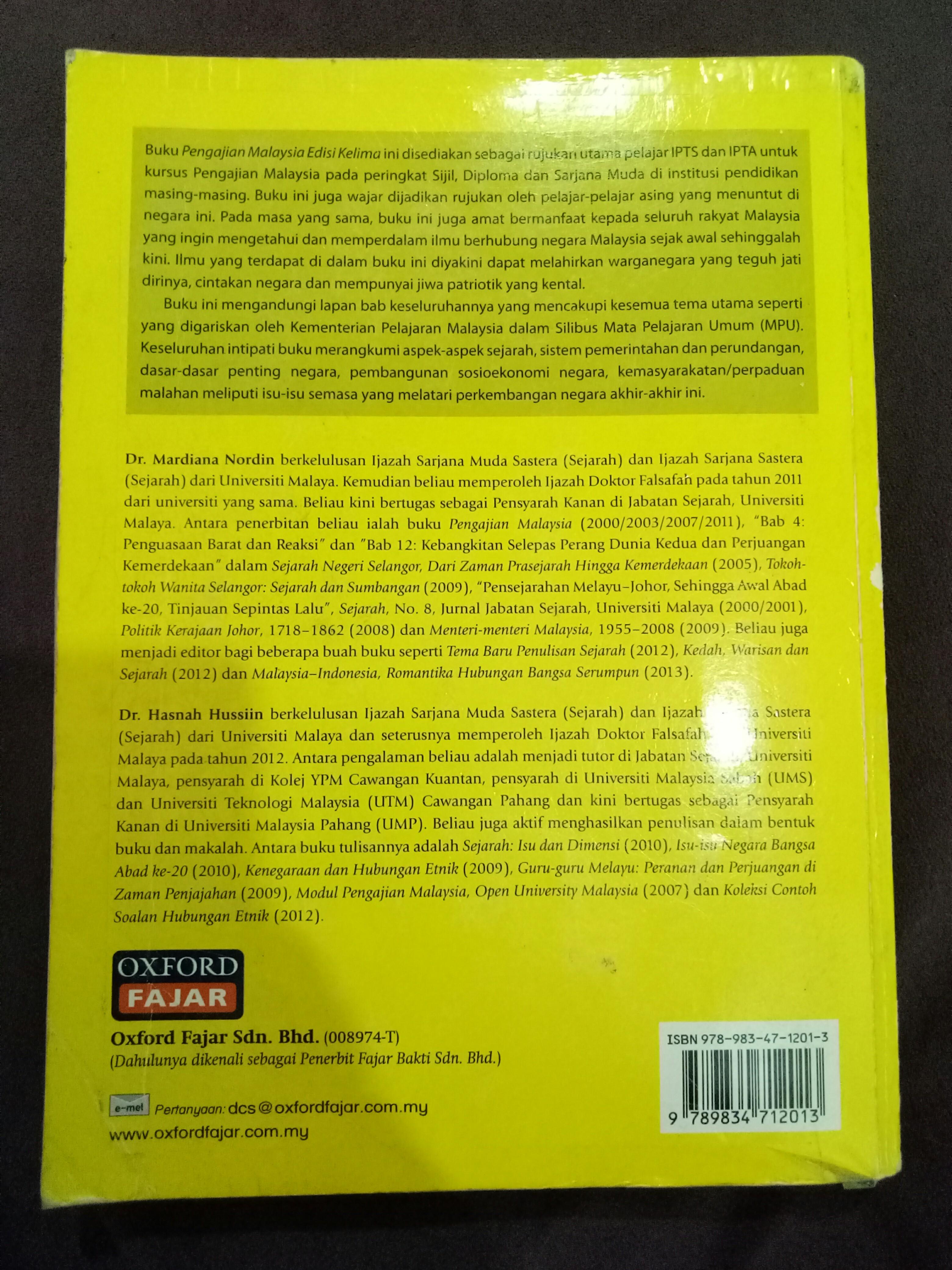 Buku Pengajian Malaysia Textbooks On Carousell