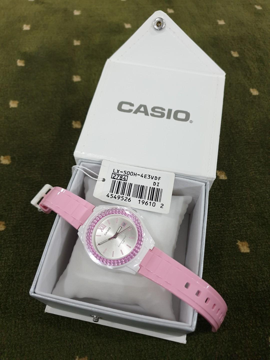Casio Original Lx 500h 4e3 Untuk Hadiah Perempuan Women S Fashion Watches Accessories Watches On Carousell