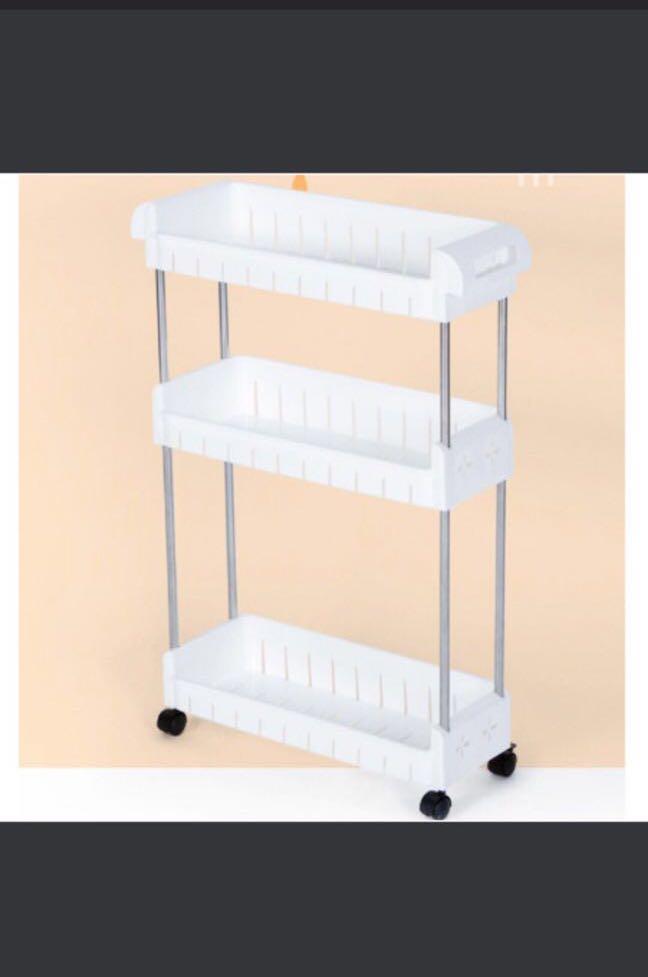 Clear Stock Kitchen Shelf Slim Shelf Kitchen Organizer Home Appliances Kitchenware On Carousell