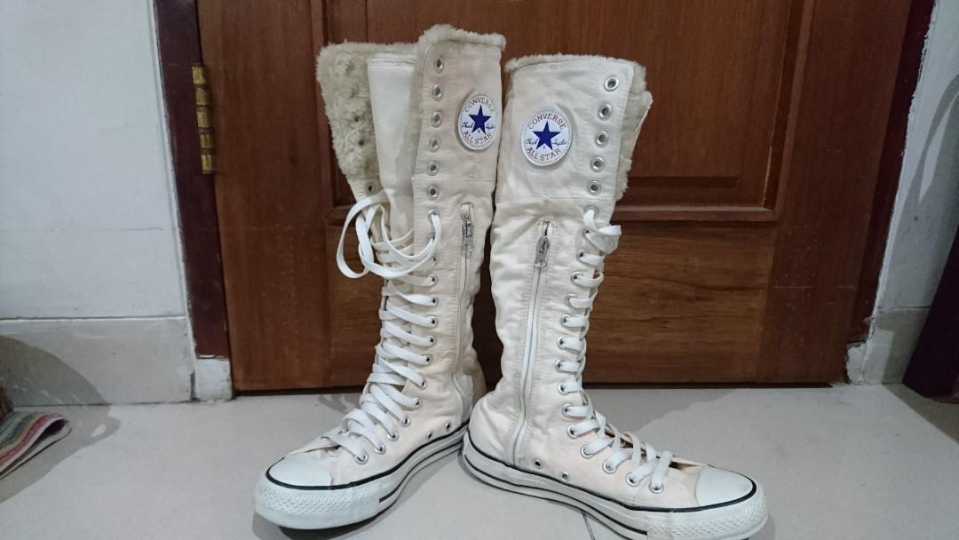 converse long boots