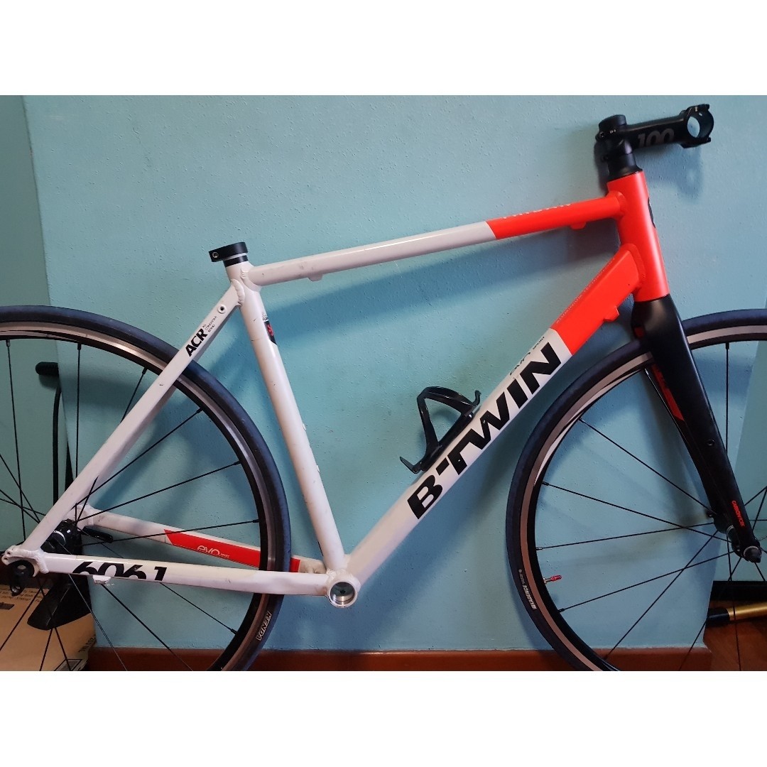 Cyclocross Road BTWIN Frame Sports Equipment Bicycles Parts Bicycles on Carousell