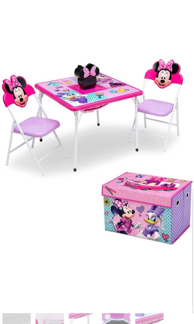 kids minnie mouse table and chairs