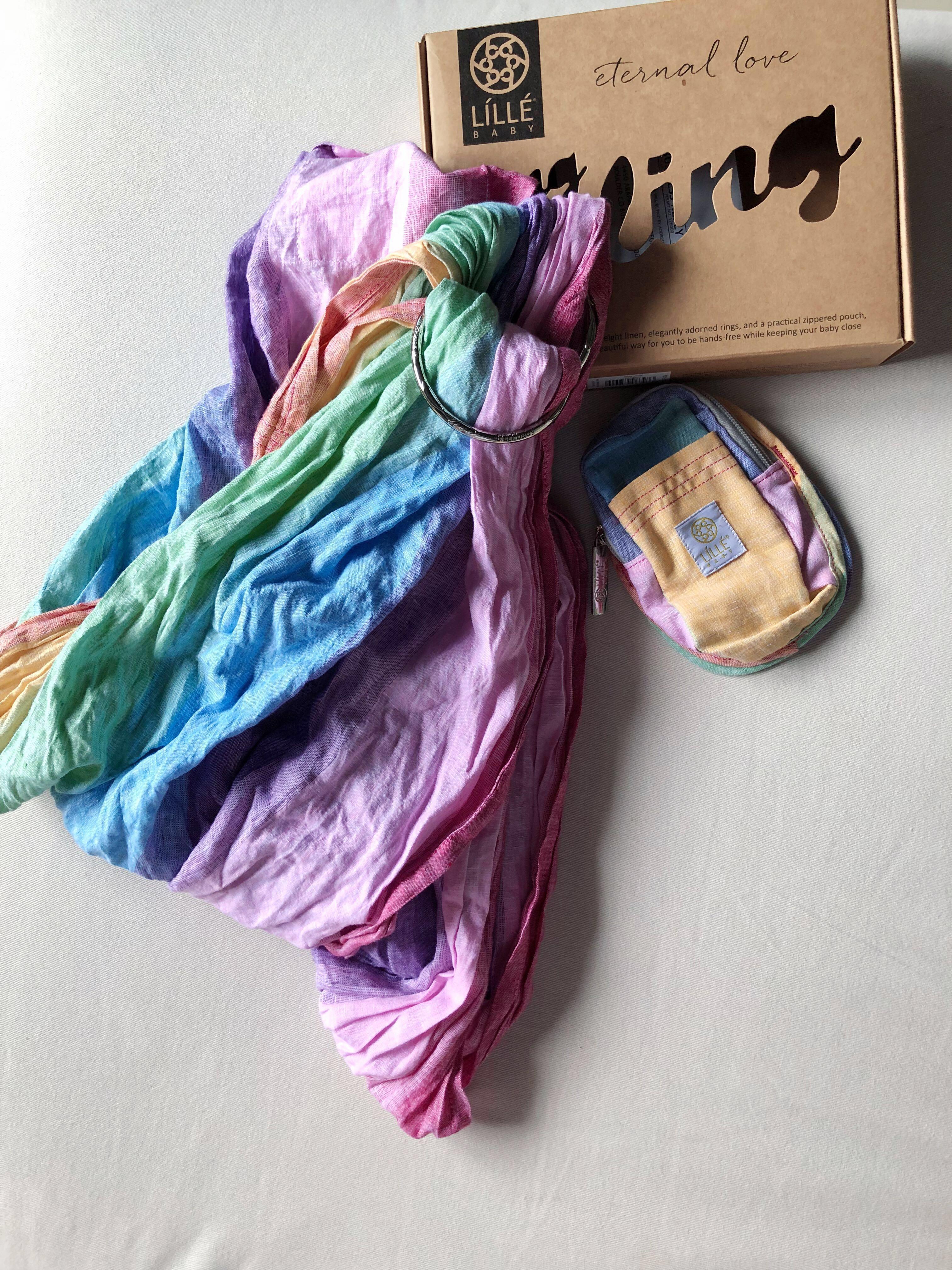 Lillebaby ring sling rainbow hotsell