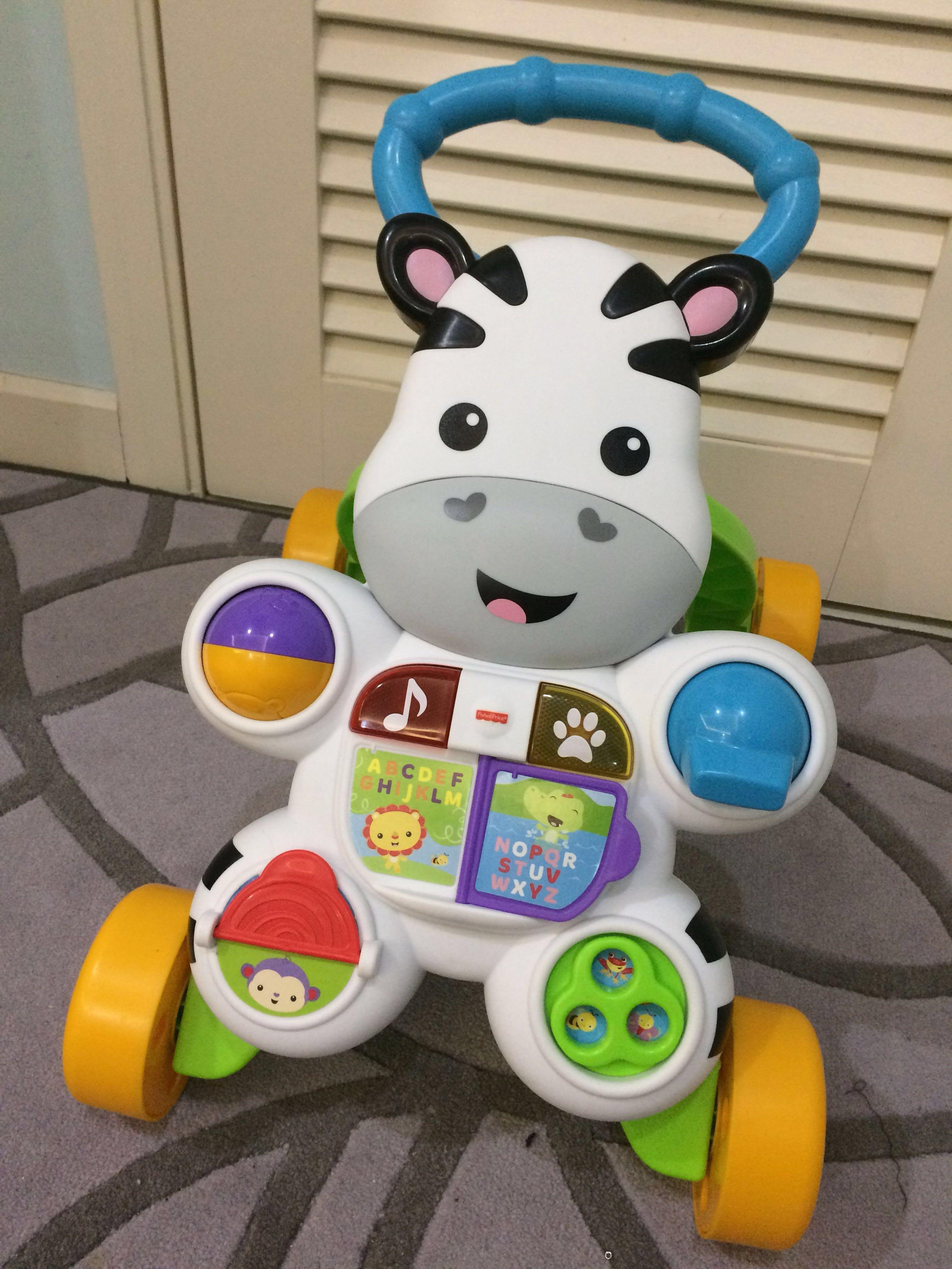 Fisher Price Zebra Walker Baby Push Walker